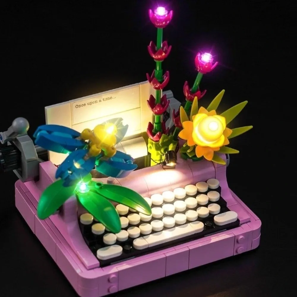 LED Light Kit Compatible with Typewriter with Flowers 31169 GC928 Lighting